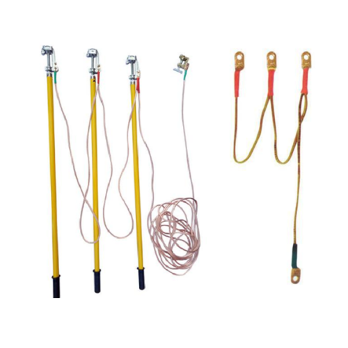 Portable 3m Ground Earth Rod with Wire Set and Clamp for 0.4-220KV, Made in China